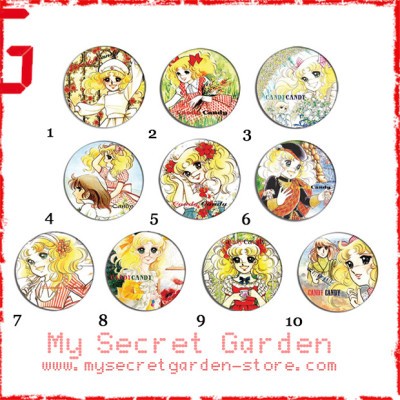 Candy Candy キャンディ・キャンディ Anime Pinback Button Badge Set 3a or 3b ( or Hair Ties / 4.4 cm Badge / Magnet / Keychain Set )